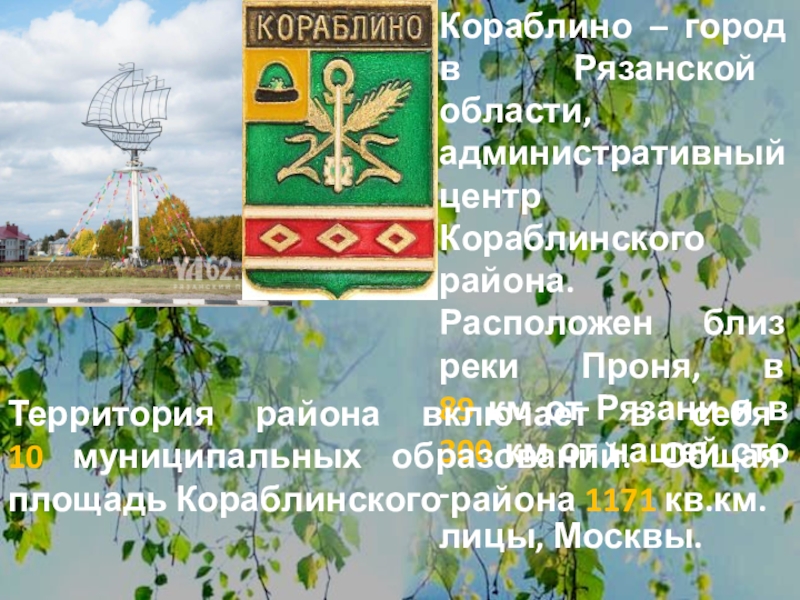 Карта г кораблино рязанской области