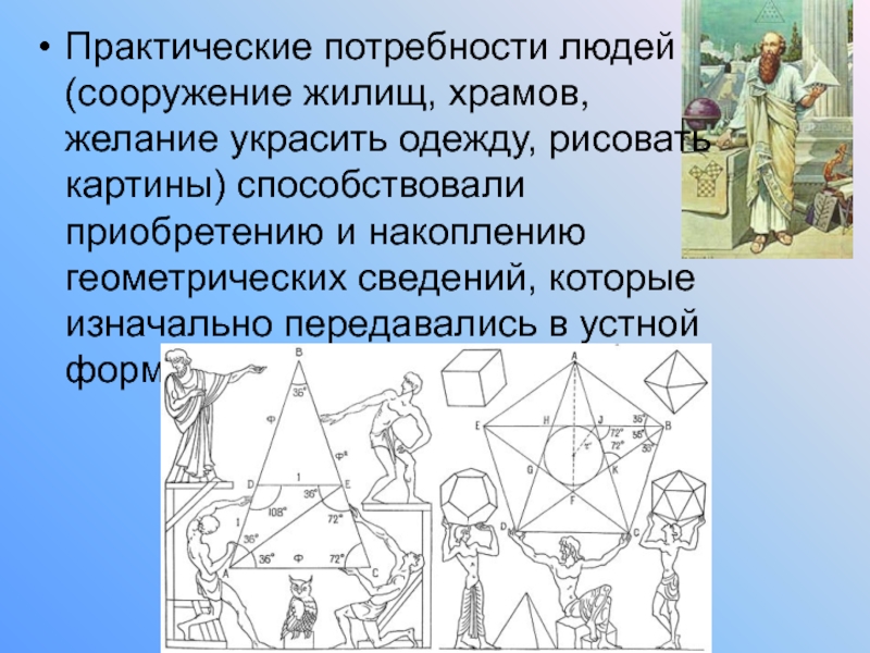 Практическая геометрия. Геометрическая информация структуры. 4. Геометрическая информация – это ……..?.