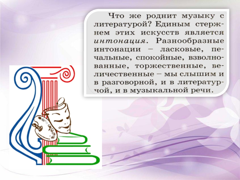 Презентация по музыке 5 класс что роднит музыку с литературой