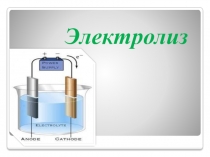 Презентация по химии на тему Электролиз