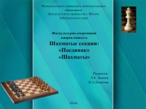 Презентация шахматных секций - Поединок и Шахматы МУДО ЦДТ на мероприятии День открытых дверей