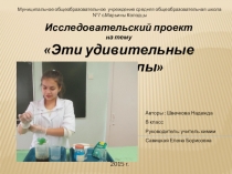 Презентация  Эти удивительные кристаллы