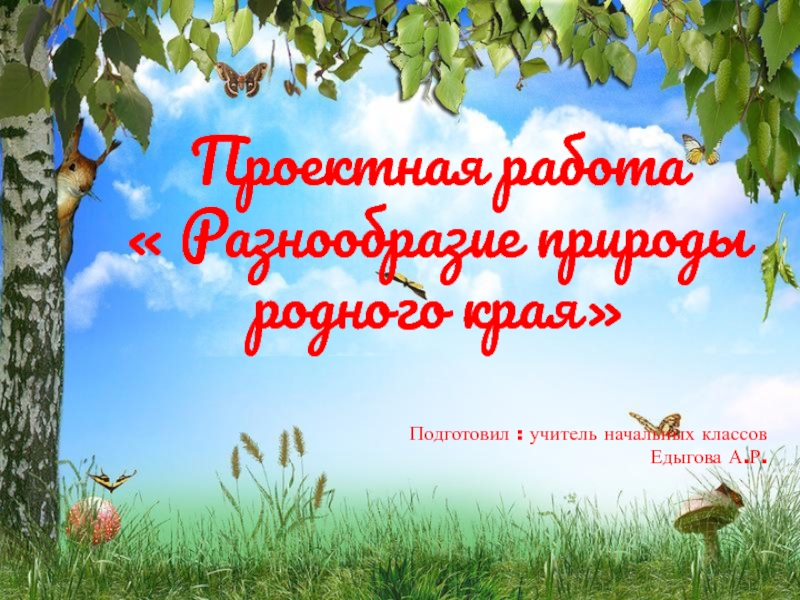 Презентация по окружающему миру 3 класс разнообразие природы родного края санкт петербург