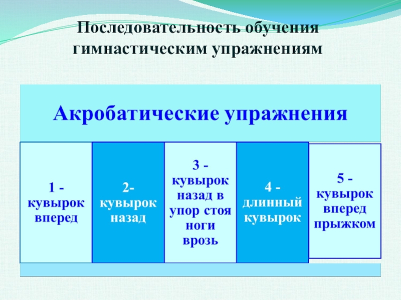 Последовательность обучения. Этапы обучения гимнастическим упражнениям. Основы методики обучения гимнастическим упражнениям. Последовательность учебы.