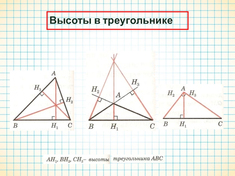 Медиана треугольника рисунок 7 класс