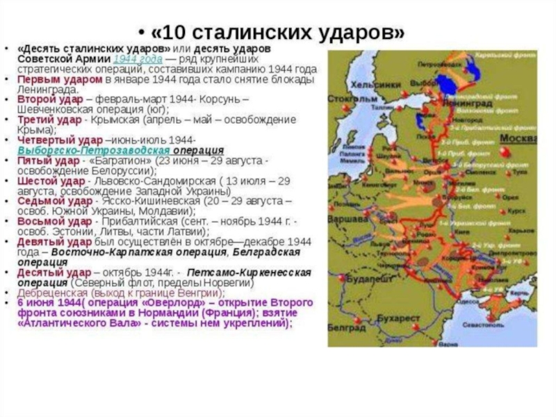 Карта относится к начальному этапу войны