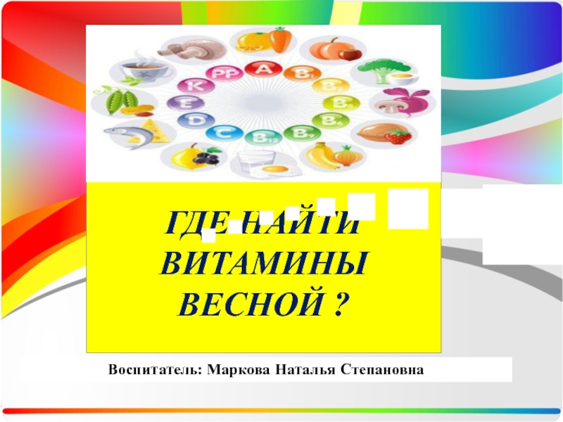 Лучшие витамины весной