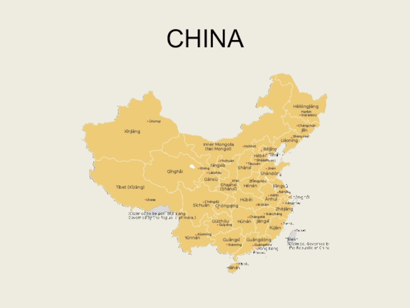 презентация китай на английском