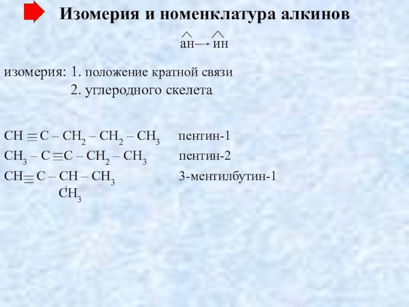 Для алканов характерна изомерия