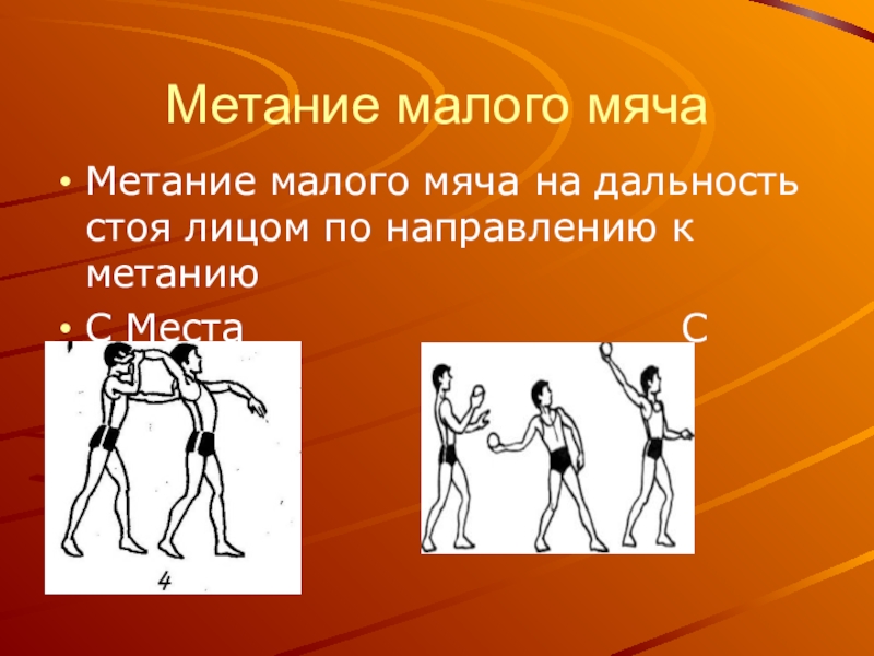 Презентация метание мяча 6 класс