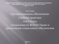 Презентация по праву социального обеспечения
