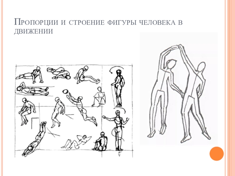 Схема фигуры человека в движении изо 7 класс