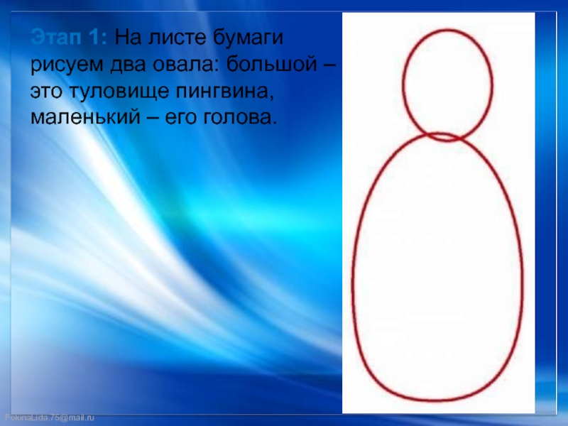 Презентация поэтапное 2 класс. Туловище большой овал. Два овала большой и маленький. Туловище большой овал человек. Сочинение по картине два овала 3 класс.