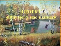 Презентация проекта Внутри у нас водица...