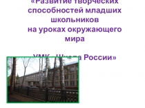 развитие творческих способностей на уроках окружающего мира