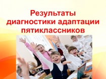 Определение уровня психологической адаптации пятиклассников