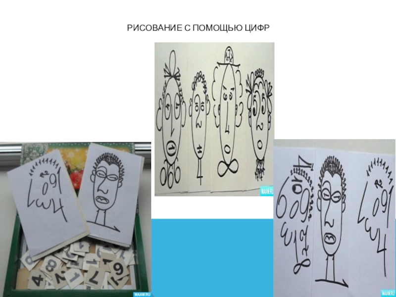 Рисунки с помощью цифр