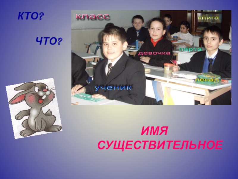 Презентация Презентация к уроку русского языка в 4 классе  Имя существительное