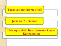 Урок Презентация  Архимед күші. Денелердің жүзу шартары