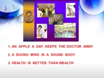 Презентация по английскому языку на тему Наше здоровье-в наших руках
