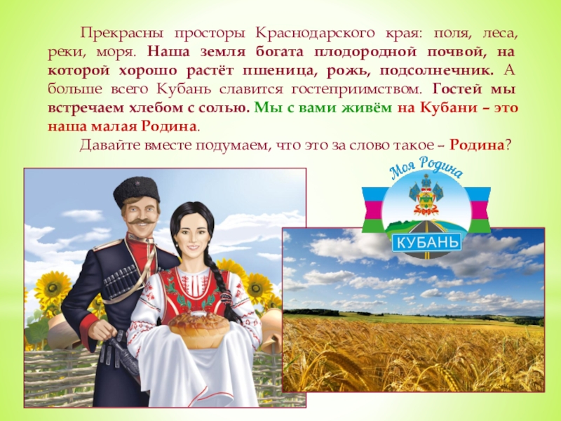 Проект родная земля