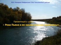 Презентация Река Пьяна и ее экологические проблемы