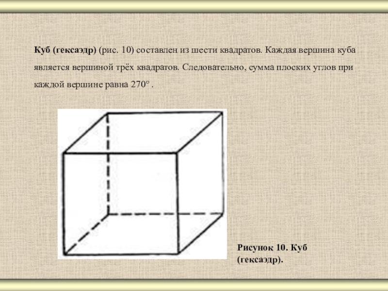 Вершины куба на рисунке