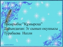 Ғылыми жоба Құмырсқа презентация