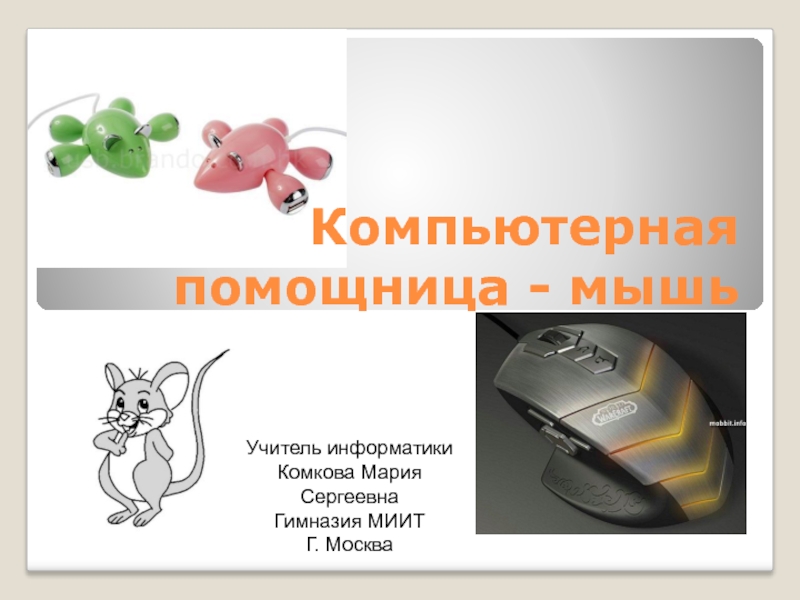 Презентация Компьютерная помощница - мышь (5 класс)