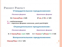 Презентация по английскому языке на тему Present Perfect and Past Simple