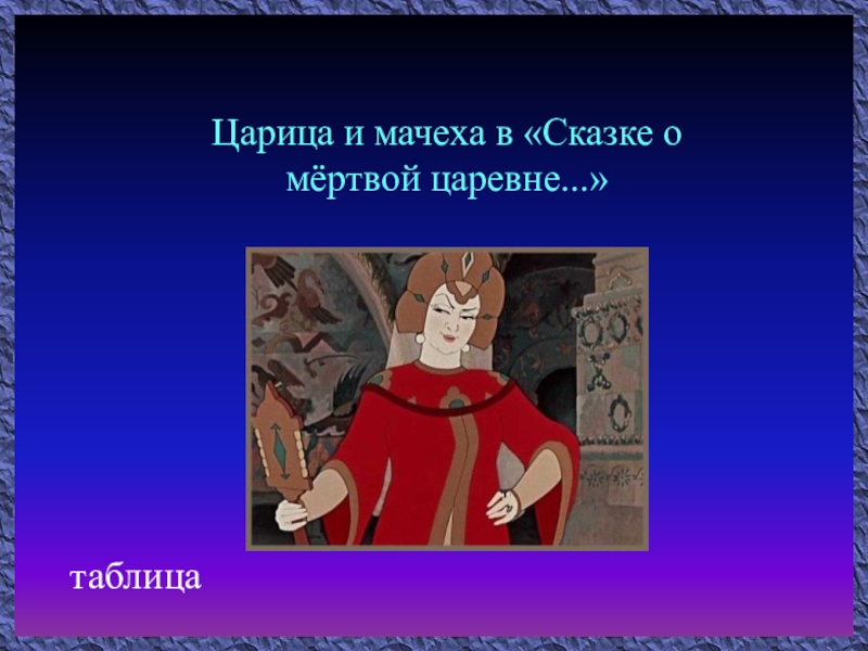 Мертвая царевна характеристика царевны и царицы. Царица мачеха из сказки о мертвой царевне характеристика. Мачеха сказка о мертвой царевне. Злая мачеха из сказки о мертвой царевне и семи богатырях. Царица мачеха из сказки о мертвой царевне.