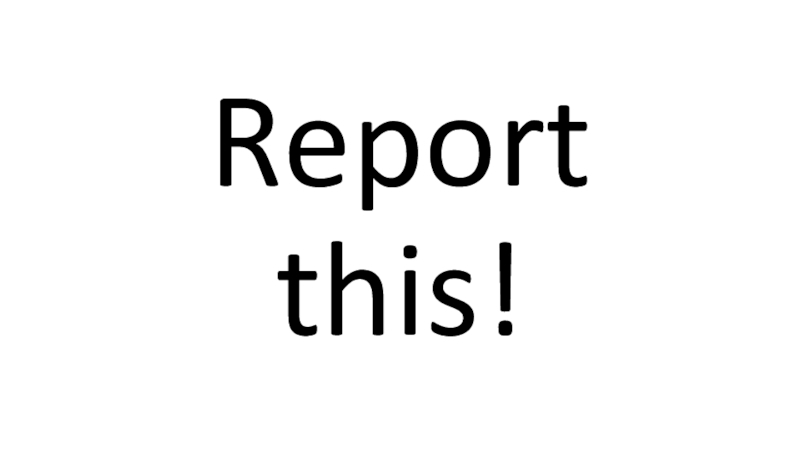 Презентация по английскому языку на тему Косвенная речь (11 класс)