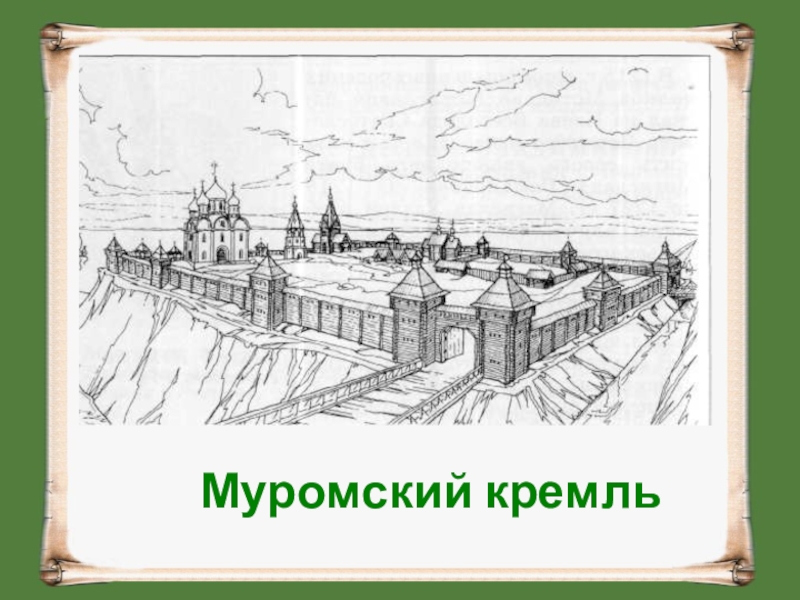 Карта мурома. Город Муром Кремль. План Муромского Кремля 1740 года. Муром крепость. План древнего Мурома.