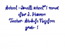 His eyes ears mouth 1t grade