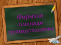 Презентация по геометрии на тему Формула площади прямоугольника