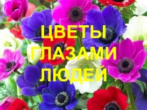 Классный час Цветы глазами детей