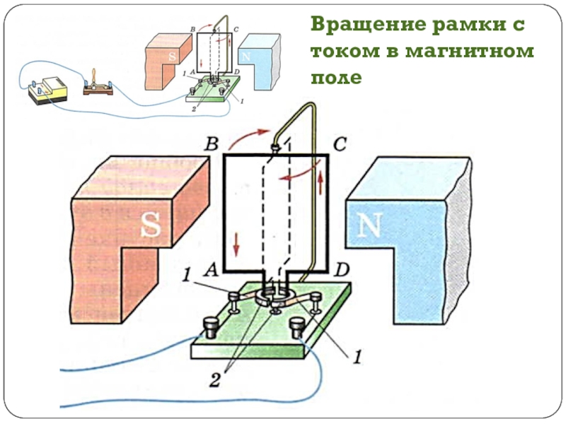 Электрический двигатель 8 класс физика схема