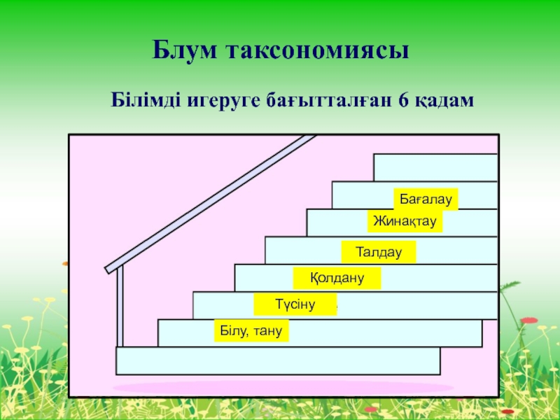 Блум таксономиясы презентация