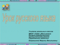 Презентация к уроку русского языка  Мягкий знак на конце существительных после шипящих