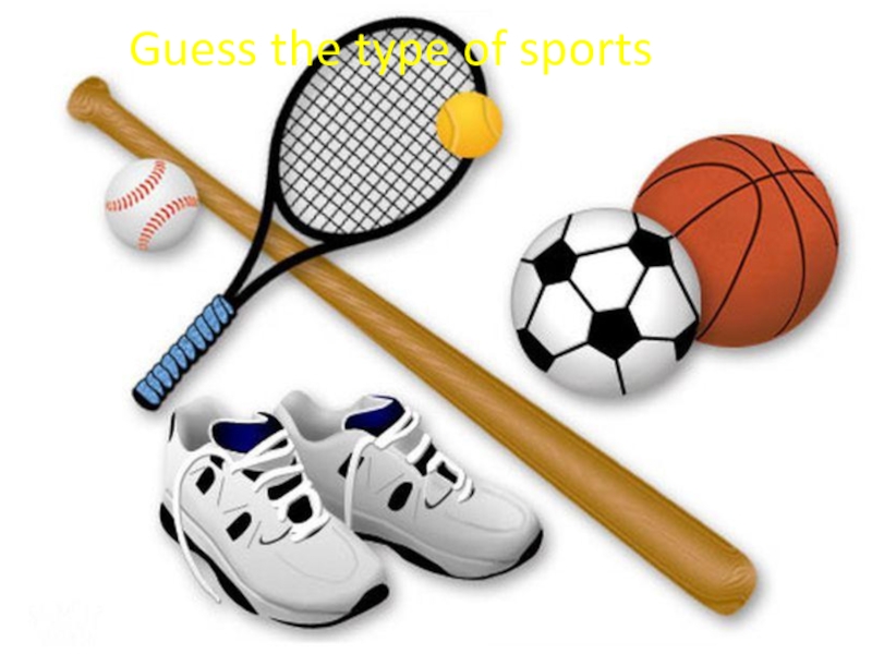 Guess the type of sports