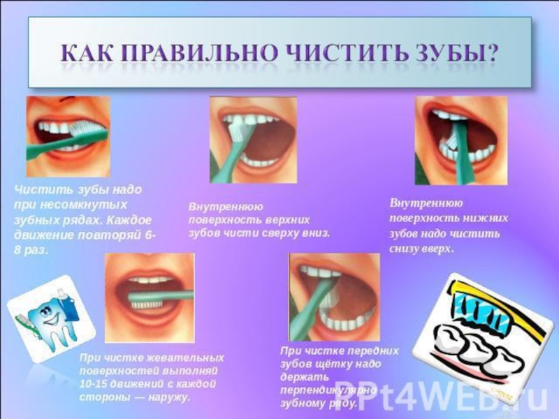 Проект зубы и уход за ними