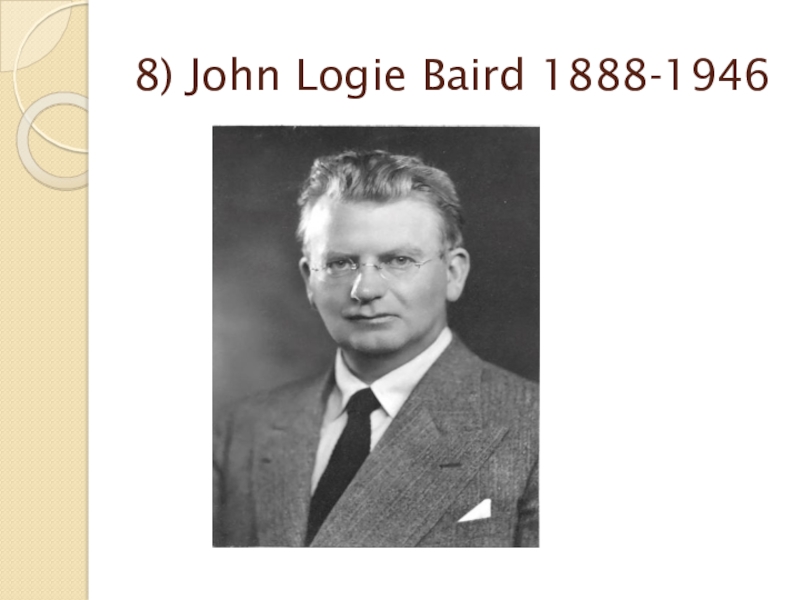 John baird. John Logie Baird (1888 – 1946). Джон лоджи Бэрд. Изобретение Джона Бэрд. Джон Лоуги Бэрд британский инженер.