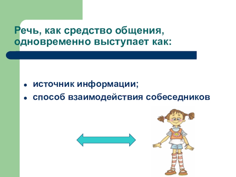 Речь как источник информации презентация