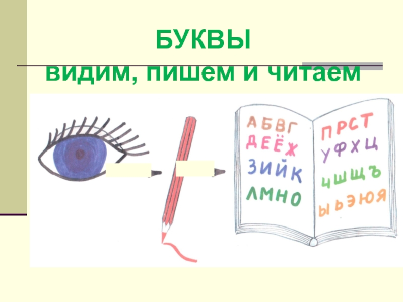 Как писать не видим. Буквы видим и пишем. Буквы мы пишем и видим. Буквы видим, читаем, пишем. Звуки слышим и произносим буквы видим и пишем.