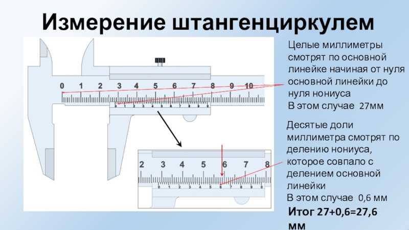 Изм размер. Измерение линейных размеров штангенциркулем ШЦ-1. Как пользоваться штангенциркулем 0.1 мм. Как мерить штангенциркулем 0.05 мм. Как пользоваться штангенциркулем 0.05 мм правильно.