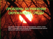 Презентация по экологии на тему Проблемы бытовых отходов