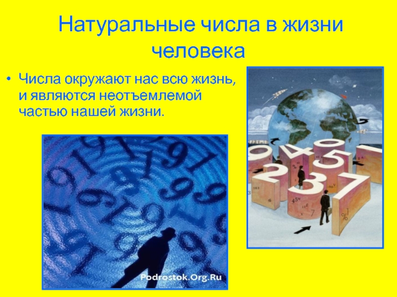 Натуральные числа картинки для презентации