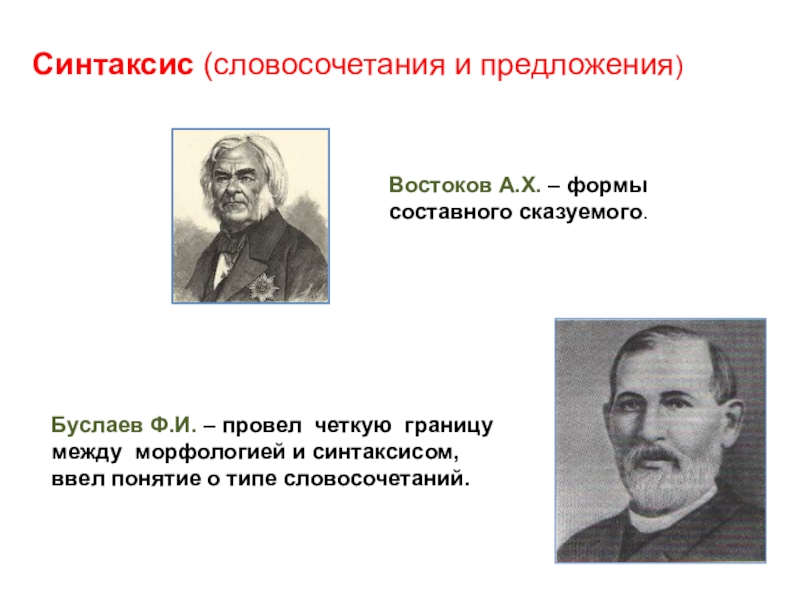 Подготовьте проект по теме русские лингвисты о синтаксисе