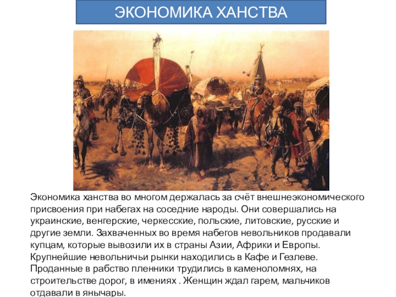 Крымское ханство презентация 6 класс