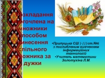 Розкладання многочлена на множники